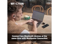 Sony WF-C710N  trådlösa hörlurar, In-ear med mikrofon (vit) In-ear hörlurar