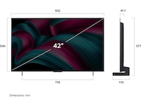 LG 42" C5 AI 4K OLED Smart TV (2025) 20 - 49 tums TV