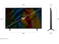 LG 50" NANO80 AI 4K NanoCell Smart TV (2025) 50 - 59 tums TV