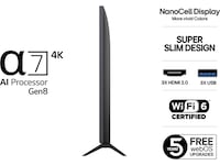 LG 55" NANO80 AI 4K NanoCell Smart TV (2025) 50 - 59 tums TV