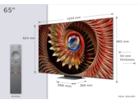 TCL 65" C8K 4K QD-Mini LED Google TV 60 - 69 tums TV