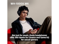 Sony WH-1000XM6 trådlösa hörlurar, Over-Ear (svart) Hörlurar