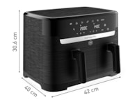 OBH Nordica Dual Easy Fry Air fryer AG901NS0 Airfryer