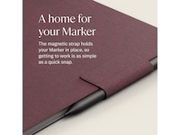 reMarkable Paper Pro Book Folio (burgundy) Tillbehör till digitala anteckningsblock