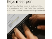 reMarkable Paper Pro Type Folio tangentbordsfodral (basalt) Tillbehör till digitala anteckningsblock