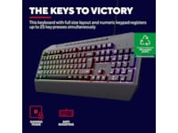 Trust GTX 836 Evocx Illuminated Gamingtangentbord Gamingtangentbord