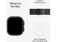Apple Watch Ultra 2 49mm GPS + LTE Titan (svart) -B-Grade Demo watches