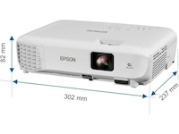 Epson EB-W53 3LCD projektor (vit) Projektorer