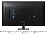 Samsung 43" 4K smart skärm M7 43FM702 Bildskärmar