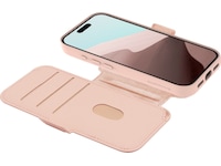 dbramante1928 iPhone 17 Pro Lynge 2-i-1 Plånboksfodral (pink sand) Mobilskal