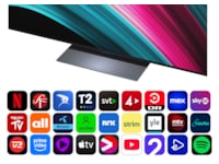 LG 83" C5 AI 4K OLED Smart TV (2025) + Soundbar Över 80 tums TV