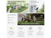 TP-Link Tapo C560WS 4K utomhusövervakningskamera Övervakningskamera