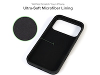 iiglo iPhone 17 Pro Max Magnetic Silikonskal (svart) Mobilskal