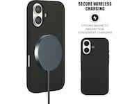 iiglo iPhone 17 Magnetic Silikonskal (svart) Mobilskal