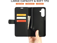 iiglo Galaxy A17 Plånboksfodral (svart) Mobilskal