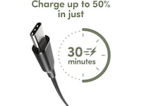 PanzerGlass Racing 240W USB-C kabel, 1,2m (svart) USB-kablar