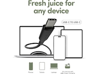 PanzerGlass Racing 240W USB-C kabel, 1,2m (svart) USB-kablar