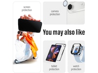 PanzerGlass CARE iPhone Air Samba Hardcase (transparent/vit) Mobilskal