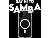 PanzerGlass CARE iPhone 17 Samba Hardcase (transparent/vit) Mobilskal