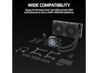 Corsair Nautilus 240 RS LCD Kylare (svart) CPU - Vattenkylning