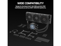 Corsair Nautilus 360 RS LCD Kylare (svart) CPU - Vattenkylning