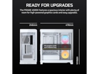 Corsair FRAME 4500X RS-R ARGB Mid Tower (vit) Midi tower