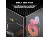 Corsair FRAME 4500X LX-R RGB Mid Tower (svart) Midi tower
