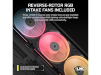 Corsair FRAME 4500X LX-R RGB Mid Tower (svart) Midi tower
