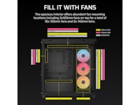 Corsair FRAME 4500X LX-R RGB Mid Tower (svart) Midi tower
