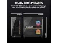 Corsair FRAME 4500X LX-R RGB Mid Tower (svart) Midi tower