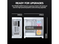 Corsair FRAME 4500X LX-R RGB Mid Tower (vit) Midi tower