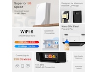 Mercusys MB520-5G 5G Router Mobilt bredband