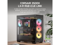 Corsair 3500X LXR LINK Mid Tower (svart) Midi tower
