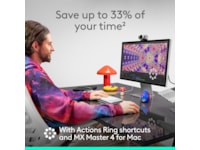 Logitech MX Master 4 for Mac Trådlös Ergonomisk Mus (Space Black) Mus
