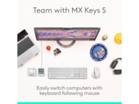 Logitech MX Master 4 Trådlös Ergonomisk Mus (ljusgrå) Mus