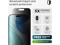 InvisibleShield Glass Elite Privacy Skärmskydd iPhone 17 Skärmskydd mobiltelefon