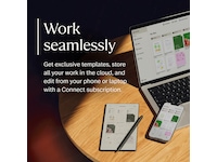 reMarkable Paper Pro 7.3" inkl. Marker Plus & Book Folio (svart skinn) Digitala anteckningsblock