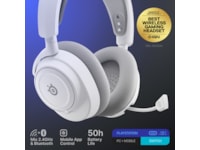 SteelSeries Arctis Nova 7P Gen 2 Trådlöst Gamingheadset (vit) Gamingheadset