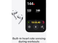 Apple AirPods Pro 3 trådlösa hörlurar, in-ear (vit) In-ear hörlurar