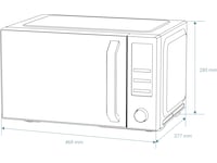 Avant MWO25LB1 Mikrovågsugn med Grill 900W 25L Mikrovågsugn
