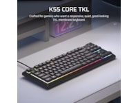 Corsair K55 CORE TKL RGB Gamingtangentbord (svart) Gamingtangentbord