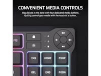 Corsair K55 CORE TKL RGB Gamingtangentbord (svart) Gamingtangentbord