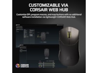 Corsair Sabre v2 Pro Ultralight Trådlös Gaming Mus (svart) Gamingmus