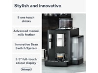 DeLonghi Rivelia EXAM440.35.B automatisk kaffemaskin -B-Grade Demo hem & hushåll
