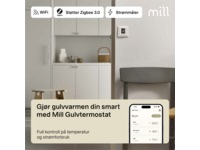 Mill Smart WiFi Golvtermostat (polarvit) -B-Grade Demo hem & hushåll