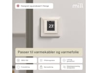 Mill Smart WiFi Golvtermostat (polarvit) -B-Grade Demo hem & hushåll