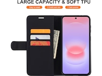 iiglo Galaxy A37 Plånboksfodral (svart) Mobilskal