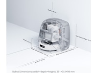 DJI ROMO P robotdammsugare Robotdammsugare
