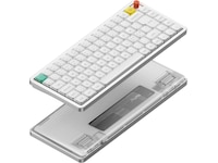 NuPhy Air75 V3 trådlöst gaming tangentbord (nova white / red nano) Gamingtangentbord