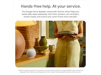 Google Home-högtalare (porcelain) Trådlös / Bluetooth högtalare